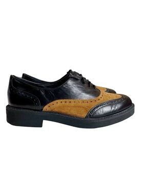 Oroscuro Suede Leather Laced Oxford Shoes